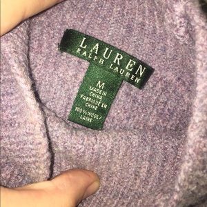 Women's Ralph Lauren Light Purple Sweater